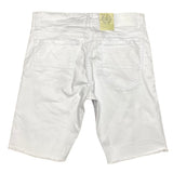 Jordan Craig Clean Frayed Bottom Shorts (White) J3190S