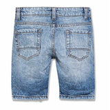 Boys Jordan Craig Ironbound Denim Shorts (Medium Blue) J3186SB