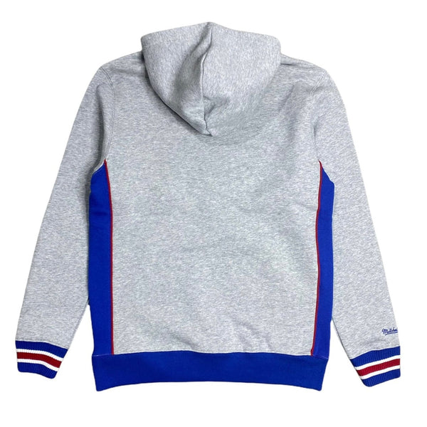 Mitchell & Ness Nba Detroit Pistons Premium Fleece Hoodie (Grey/Royal)