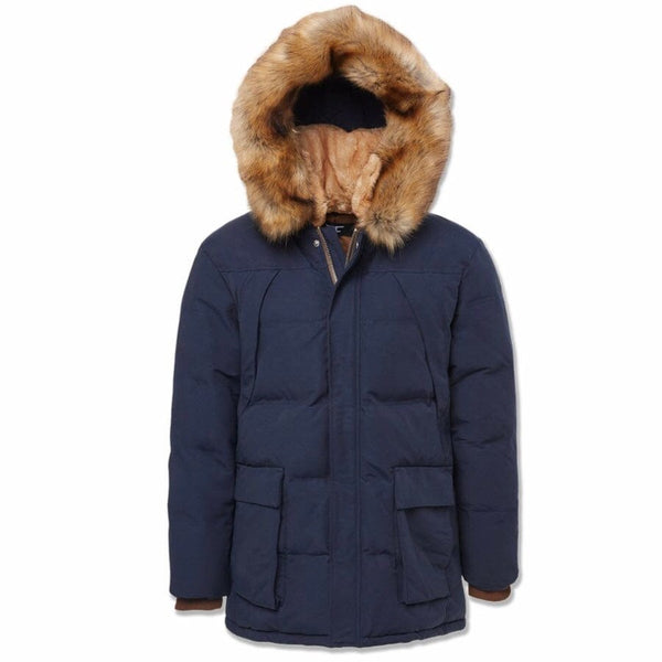 Jordan Craig Bismarck Fur Lined Parka Jacket (Navy) 91537