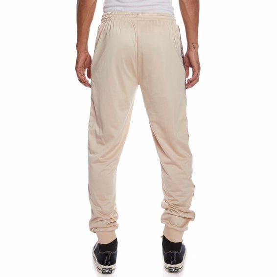 Kappa Logo Tape Alic 2 Trackpants (Beige/Bordeaux-Green/Coral) 311B6YW