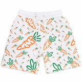 Carrots All Over Sweatshorts (White) CRT22-02