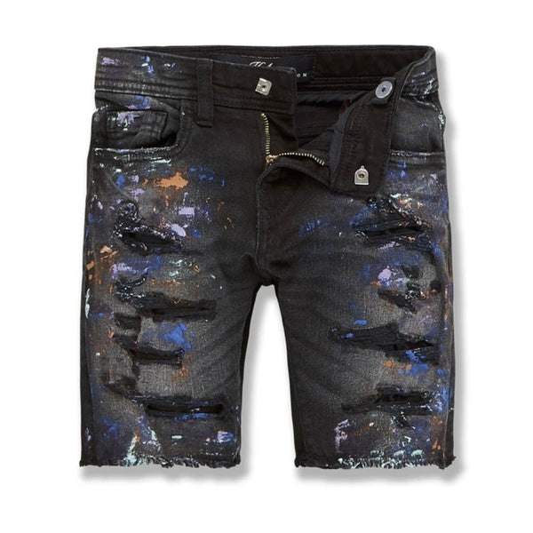 Kids Vengeance Denim Shorts (Dark Raven) J3176SK