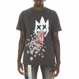 Cult Of Individuality Minions 2 Short Sleeve Tee (Vintage Charcoal) 622A6-K44A