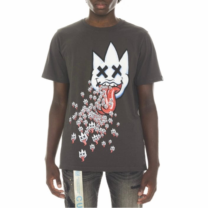 Cult Of Individuality Minions 2 Short Sleeve Tee (Vintage Charcoal) 622A6-K44A