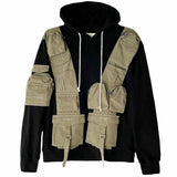 Lifted Anchors Military Combo Hoodie (Black/Olive) LAFA121-3