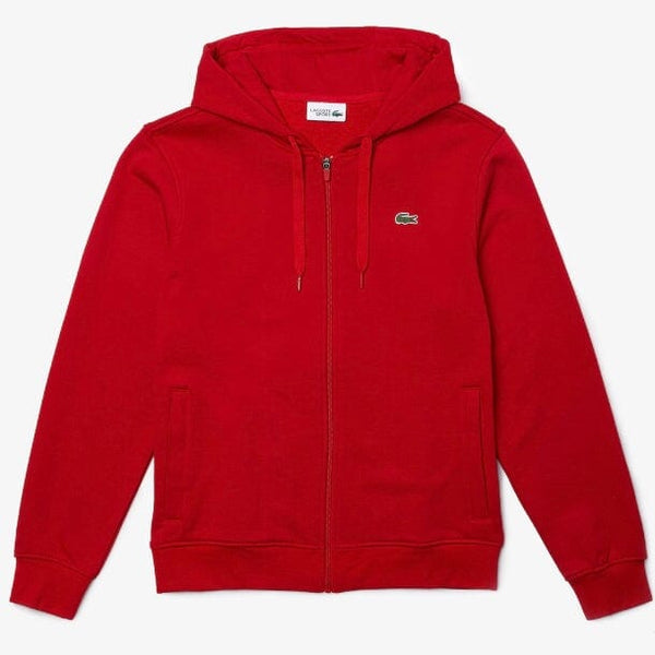 Lacoste Full Zip Hoodie (Red)