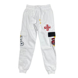 Cookies Mile High Fleece Cargo Sweatpant (White) 1555B5498