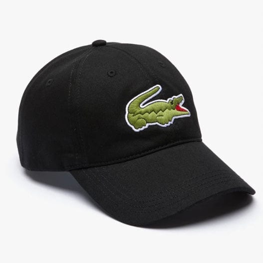 Lacoste Men's Oversized-Croc Cap Black RK4711