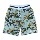 Cookies Vintage Camo Seersucker Basketball Shorts (Blue Stripe) 1550B4805