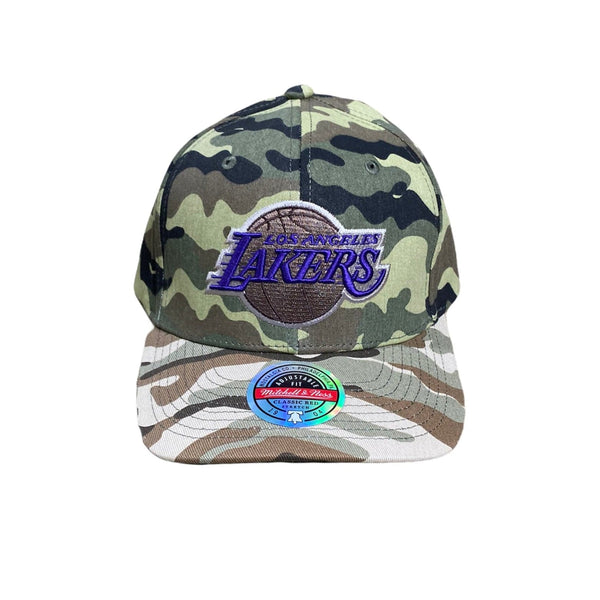 Mitchell & Ness Nba La Lakers Woodland Desert Snapback (Camo Woodland)