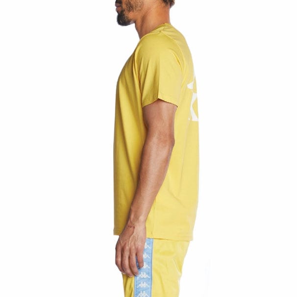 Kappa Authentic Ables T Shirt (Yellow Sand) 351B7HW