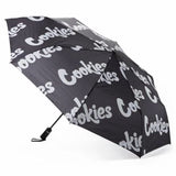 Cookies Original Mint Repeated Printed Logo Umbrella (Black) 1552A5165