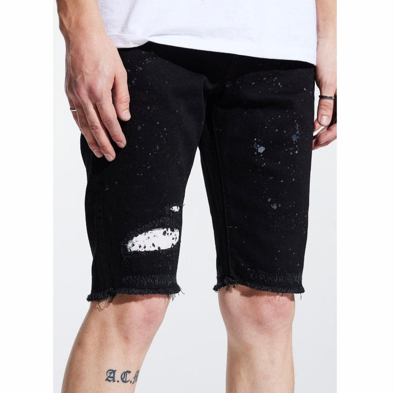 Embellish Loki Shorts (Black Distressed) EMBSP221-107