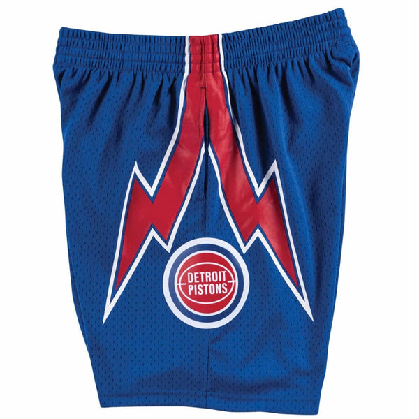 Mitchell & Ness Nba Detroit Pistons Swingman Road Shorts (Royal)