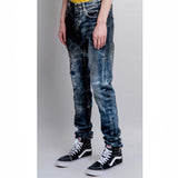 Neon Denim Sid Jean (Dirty Overdye Dark Indigo) SID-028