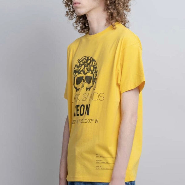 Neon Denim Black Sands T Shirt (Yellow) STT-021