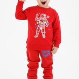 Kids Billionaire Boys Club BB Script Sweatpants (Goji Berry) 823-1100