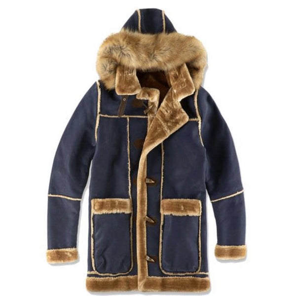 Jordan Craig Denali Shearling Jacket (Navy) - 91400