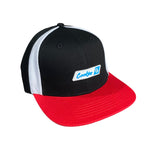 Cookies Bal Harbor Twill Color-Blocked Snapback Cap (Black/Red) 1557X5903