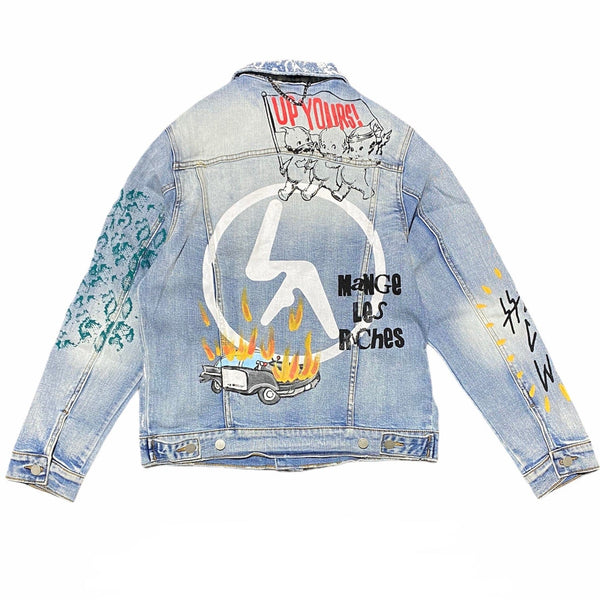 Lifted Anchors City Hall Denim Jacket (Blue)