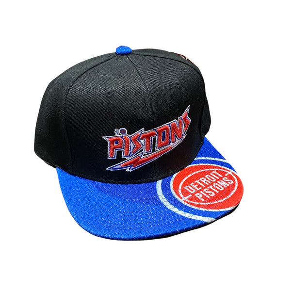 Mitchell & Ness Nba Detroit Pistons Snaphot Snapback (Black/Royal)