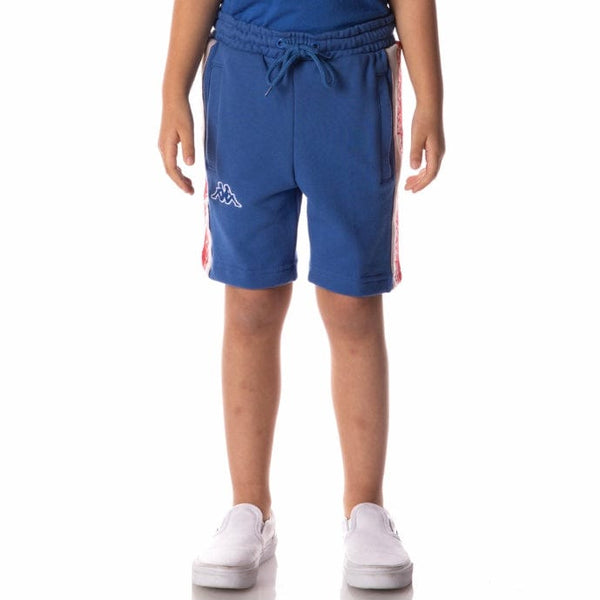 Kids Kappa Logo Tape Dasved Shorts (Blue) 311E2BW