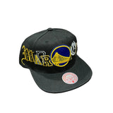 Mitchell & Ness Nba Golden State Wariors Hype Type Snapback (Black)