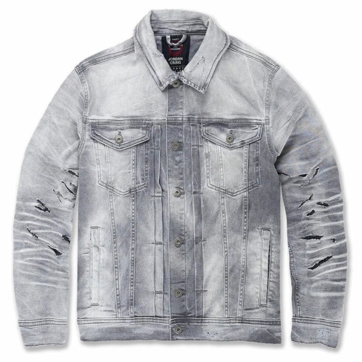 Jordan Craig Bayside Denim Trucker Jacket (Arctic Grey) JJ350R