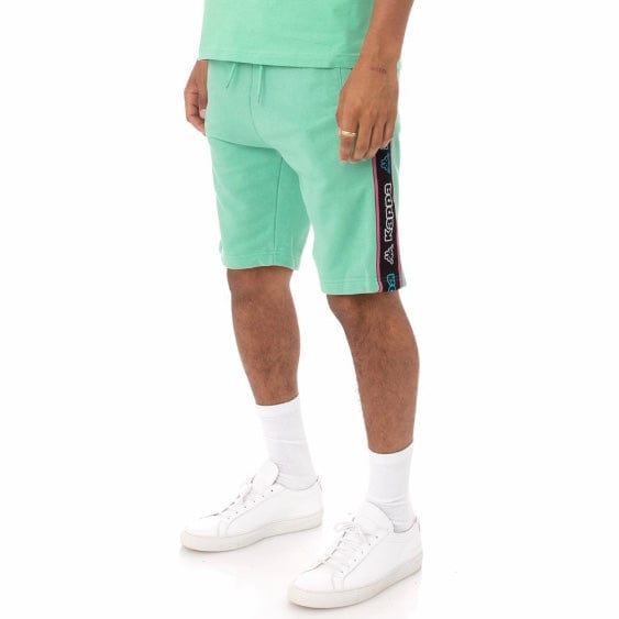 Kappa Logo Tape Asved 2 Shorts (Green/Black-Blue/White) 34152QW