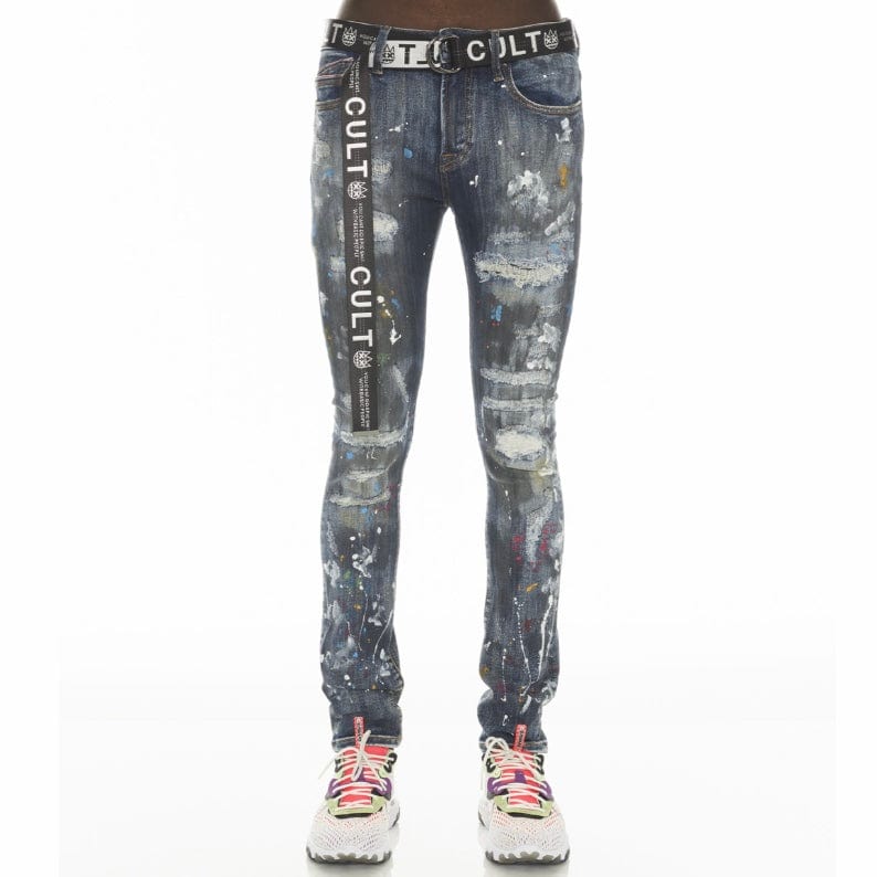 Cult Of Individuality Punk Super Skinny Stretch Denim (Chaos) 622A3-SS04F