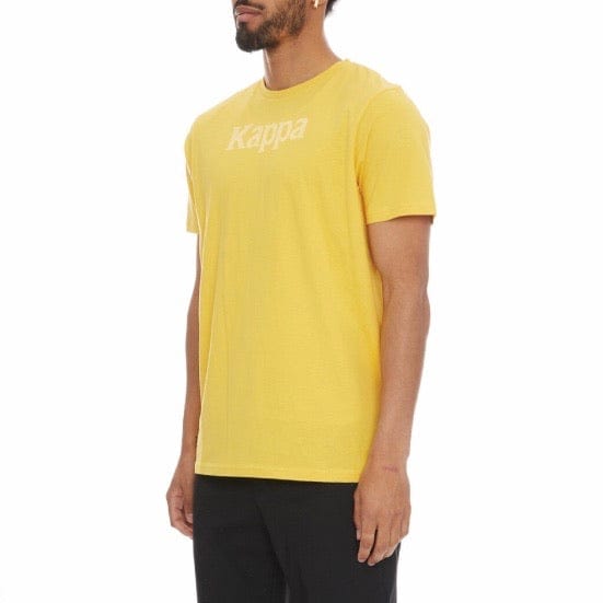 Kappa Authentic Runis T Shirt (Yellow/Vanilla)