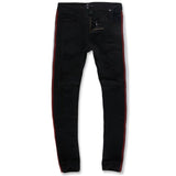Jordan Craig Sean Grand Prix Striped Denim (Jet Black)