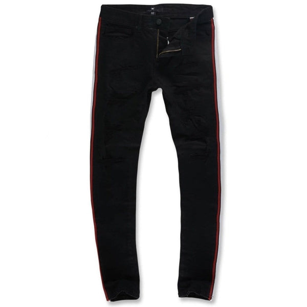 Jordan Craig Sean Grand Prix Striped Denim (Jet Black)