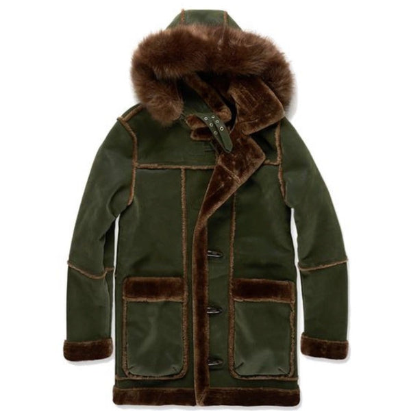 Jordan Craig Denali Shearling Jacket (Army Green) - 91400