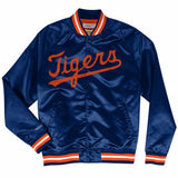 Mitchell & Ness Mlb Detroit Tigers Lightweight Satin Jacket (Navy)