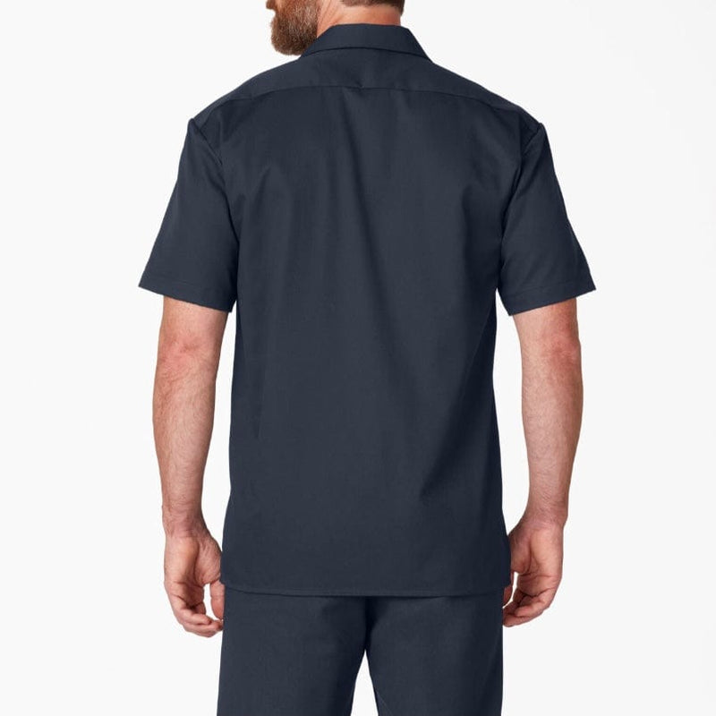 Dickies Short Sleeve Twill Work Shirt (Dark Navy) 1574DN