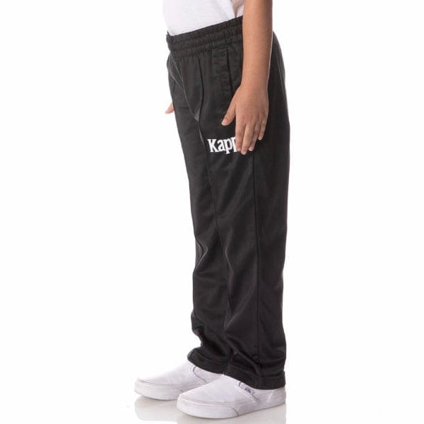 Kids Kappa Authentic Ambret Trackpants (Black Smoke) 37196NW