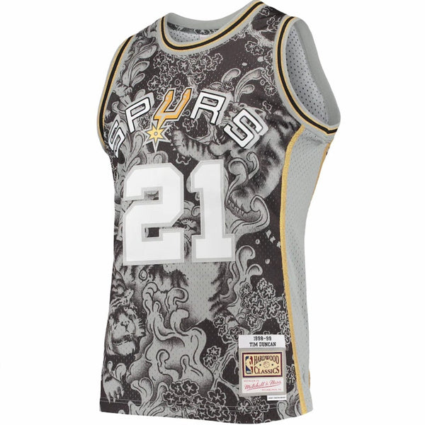 Mitchell & Ness Nba San Antonio Spurs Swingman Jersey (Black)