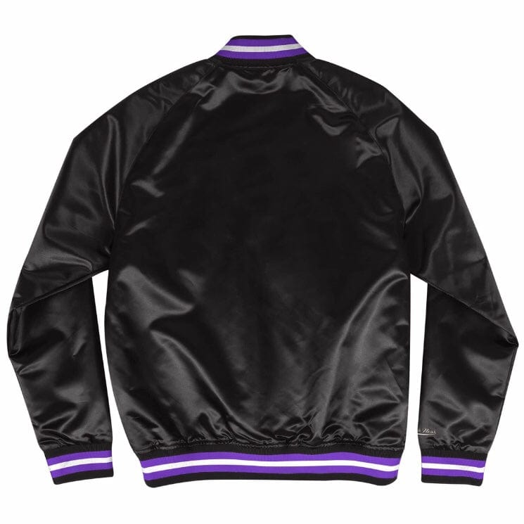 Mitchell & Ness Nba Toronto Raptors Lightweight Satin Jacket (Black)