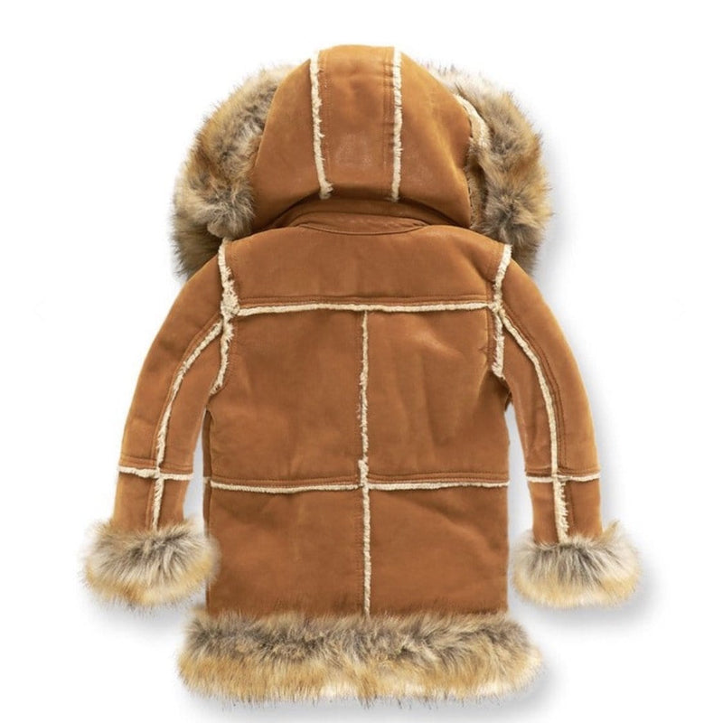 Kids Jordan Craig Shearling Coat (Cognac) - 91393K