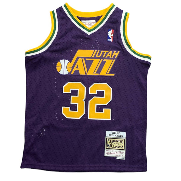 Boys Mitchell & Ness Nba Utah Jazz Swingman Road Jersey (Purple)