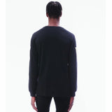 Hvman Long Sleeve Crew Neck Tee (Black) 38B7-F18A