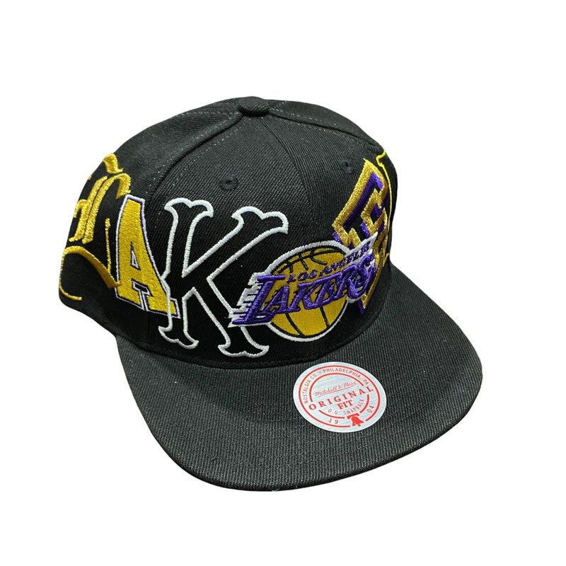 Mitchell & Ness Nba Los Angeles Lakers Hype Type Snapback (Black)