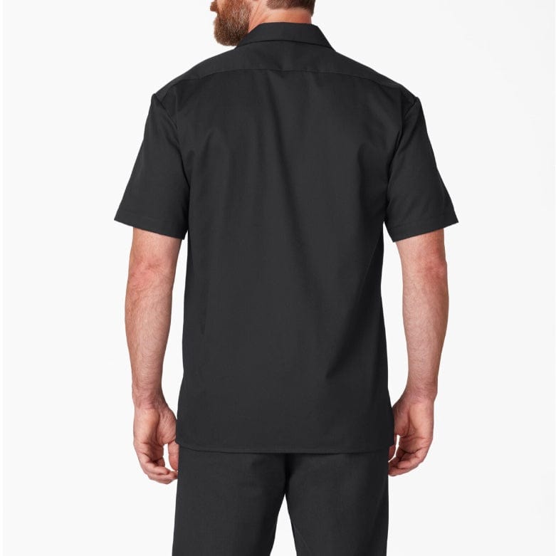 Dickies Short Sleeve Twill Work Shirt (Black) 1574BK