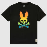 Kids Psycho Bunny Lowca Graphic Tee (Black) B0U310Q1PC
