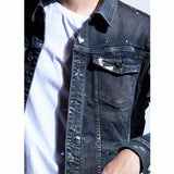 Embellish Wyler Denim Jacket (Dark Wash) EMBSP219-204