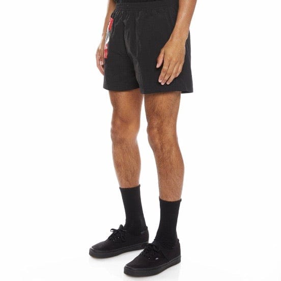 Kappa Authentic HB Ethan Swim Shorts (Black/Red) 3116FZW