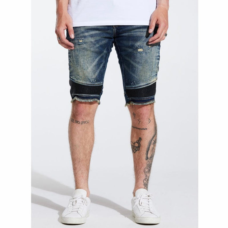 Embellish Sunny Biker Shorts (Indigo) EMBSP221-104