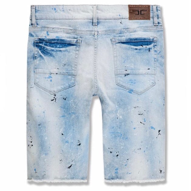 Jordan Craig Time's Up Denim Shorts (Ice Blue) J3175S